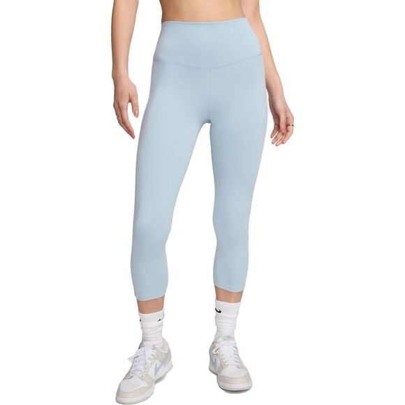 Nike One Women's Daybreak High-Waisted Crop Leggings FN3236-440 Size S NWT - Picture 2 of 9